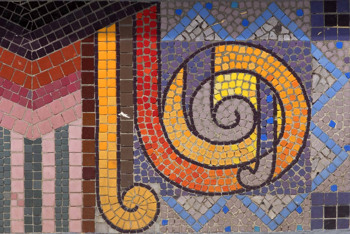 mosaïque de l'artiste mosaïste Isidore Odorico