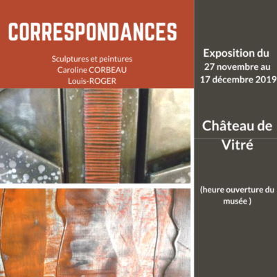flyer Correspondances exposition 2019